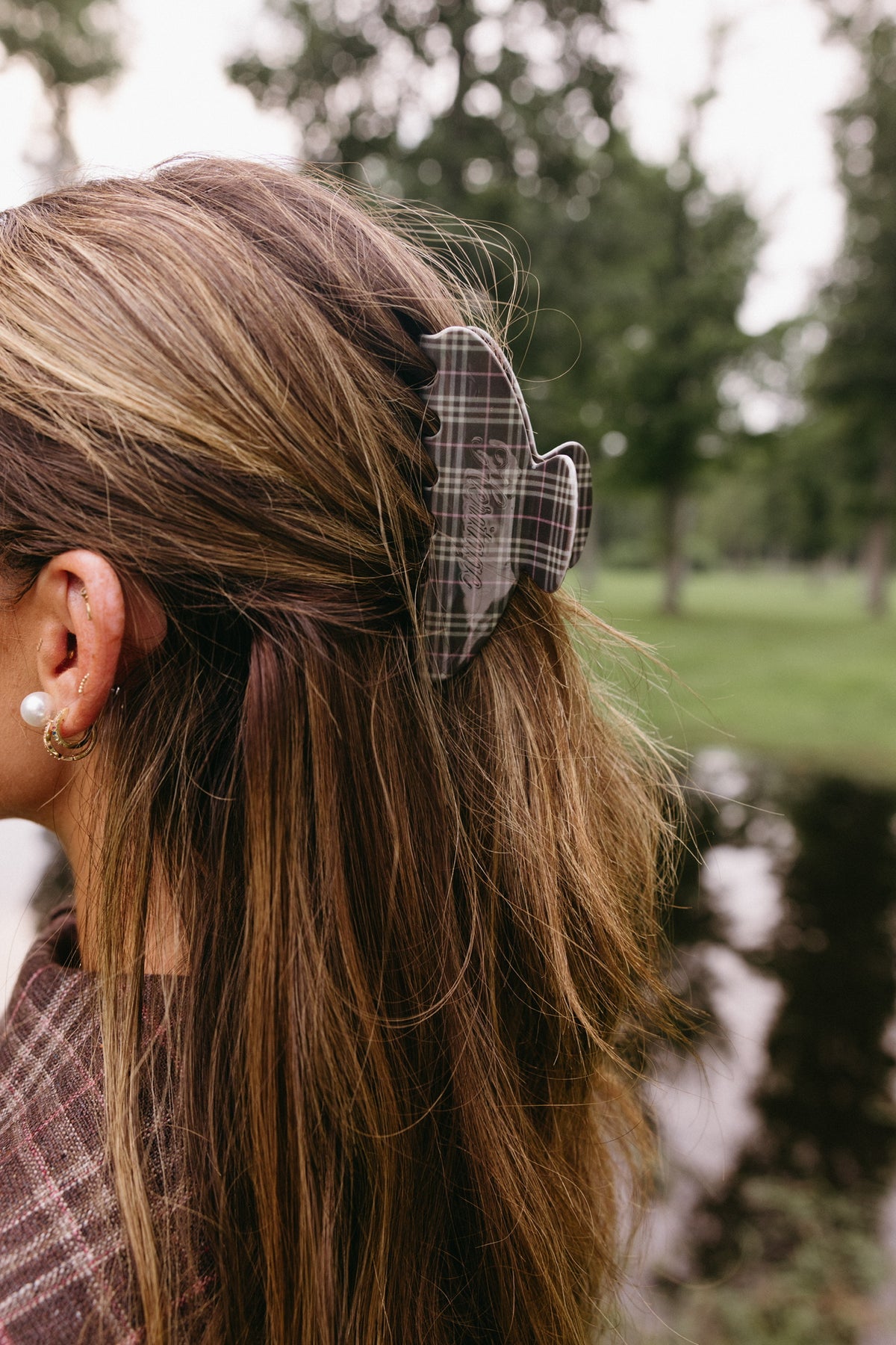 The Heritage Plaid Hair Clip