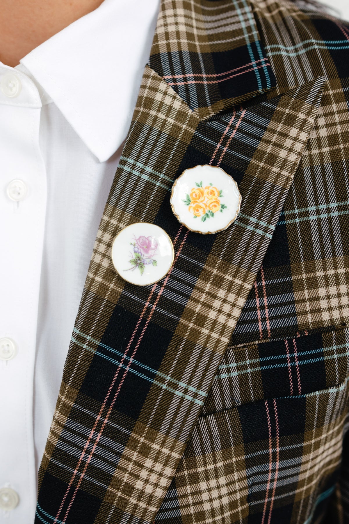 The China Plate Brooch (3 Pack)