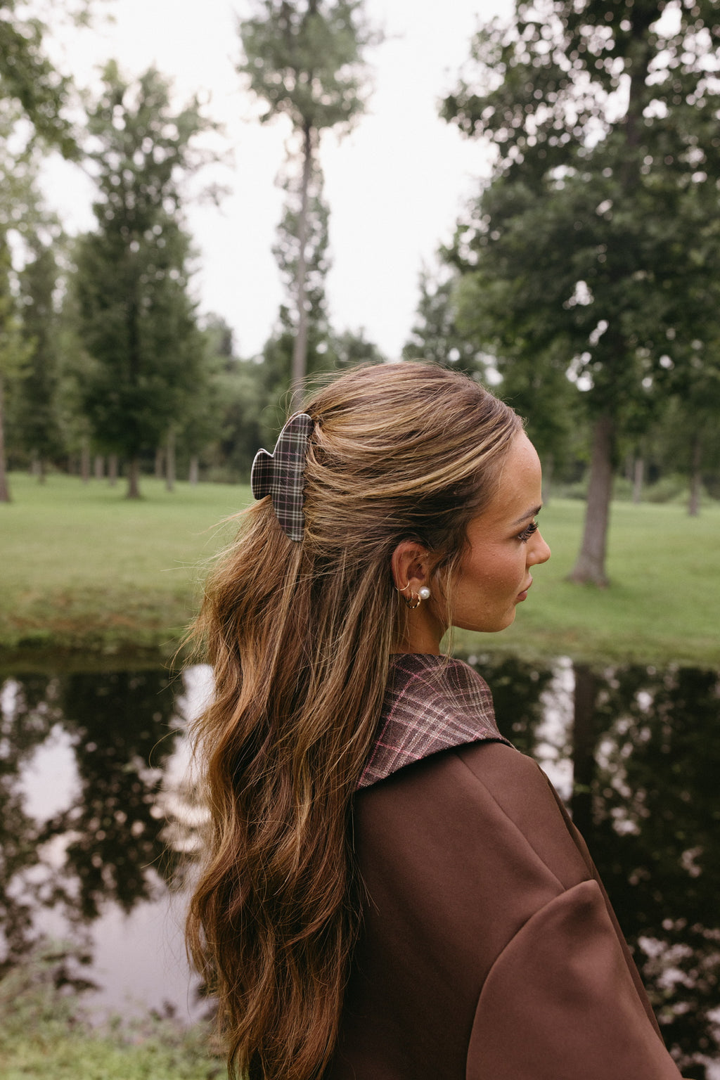 The Heritage Plaid Hair Clip