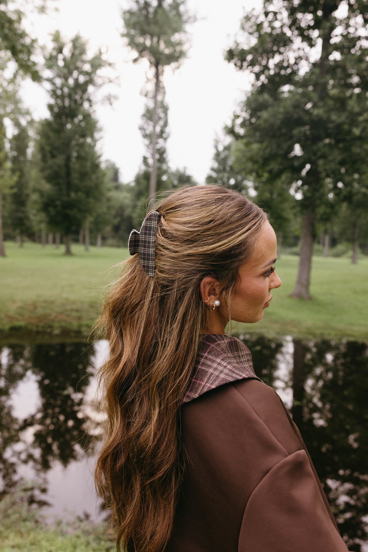 The Heritage Plaid Hair Clip